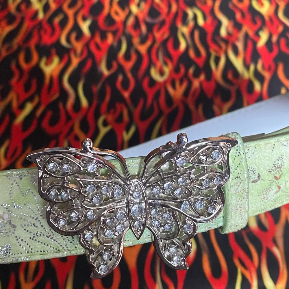 Y2K Whimsical Butterfly Belt